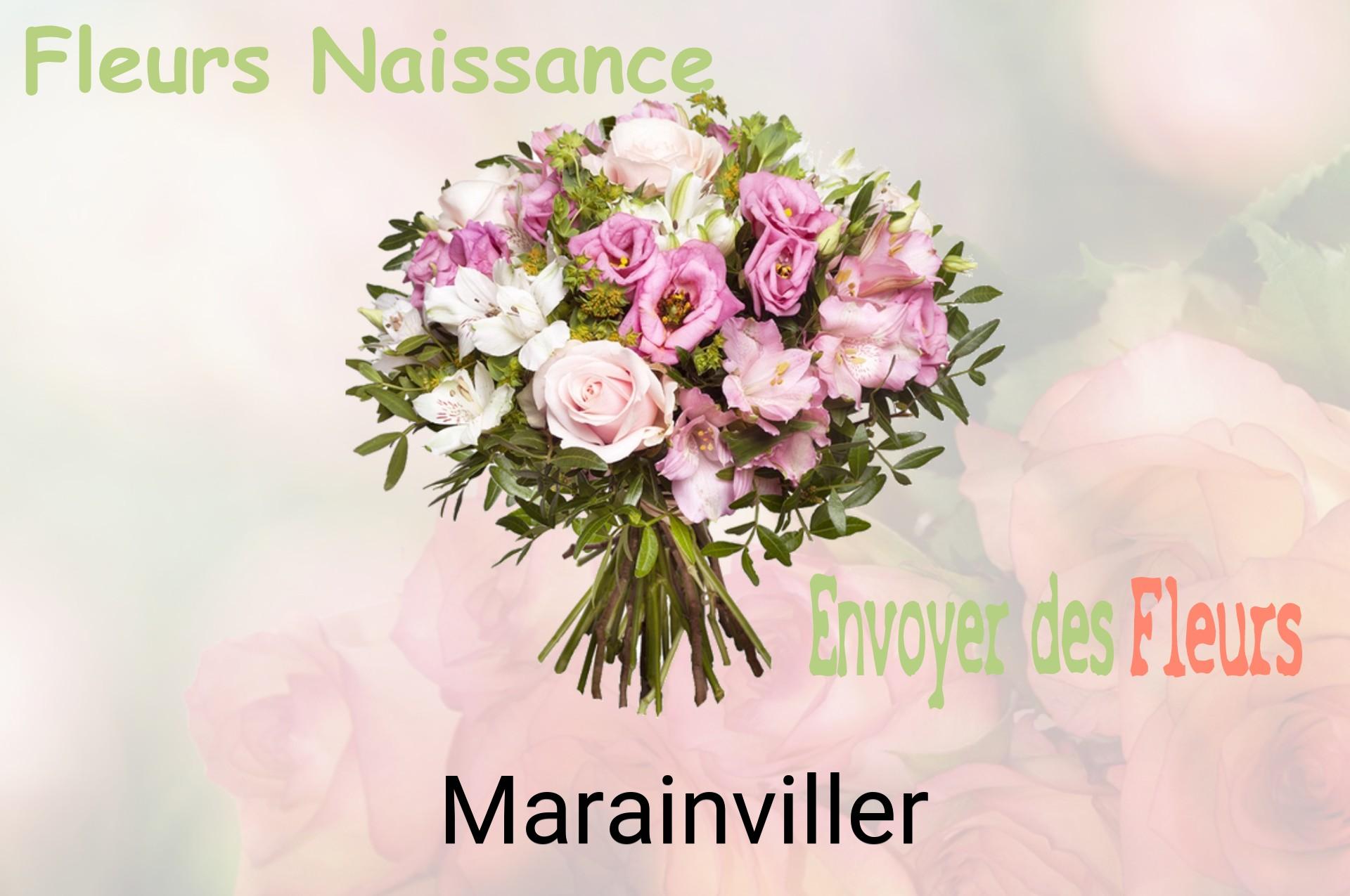Bouquet de fleurs de naissance livré à Marainviller